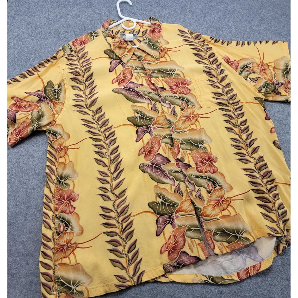 Vintage Kamehameha Hawaiian Aloha Shirt 4XL Floral Hawaii USA
